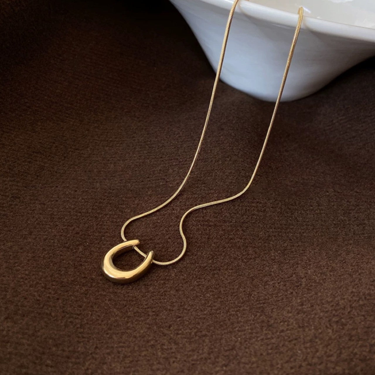 horseshoe necklace
