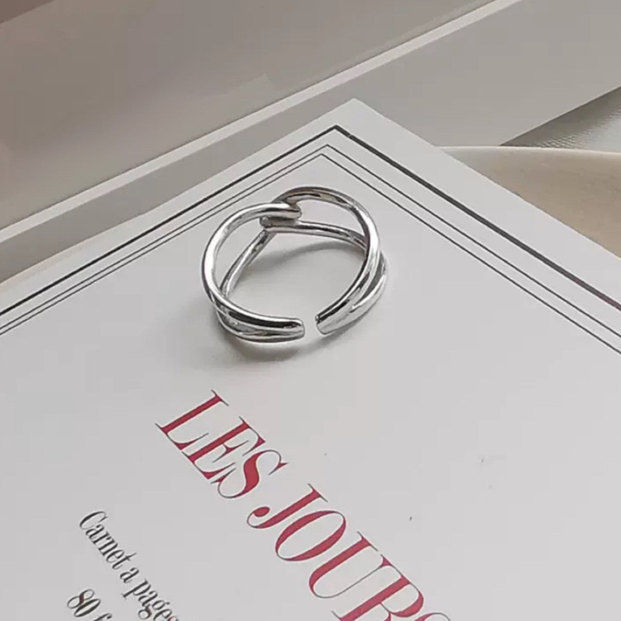 cross knot ring
