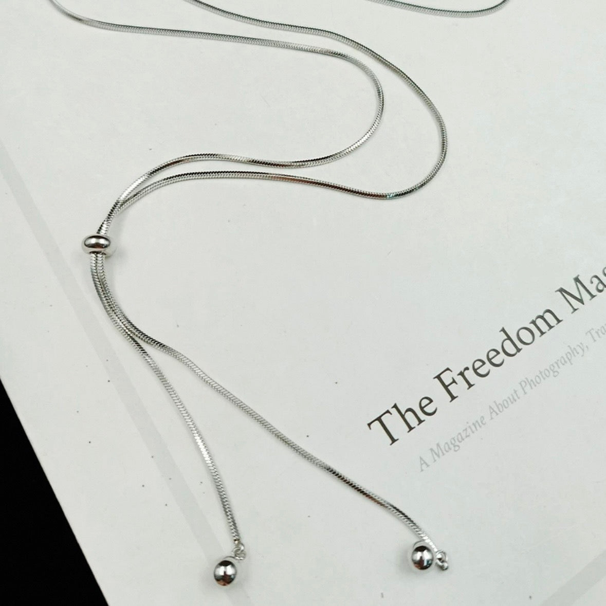 long Y necklace
