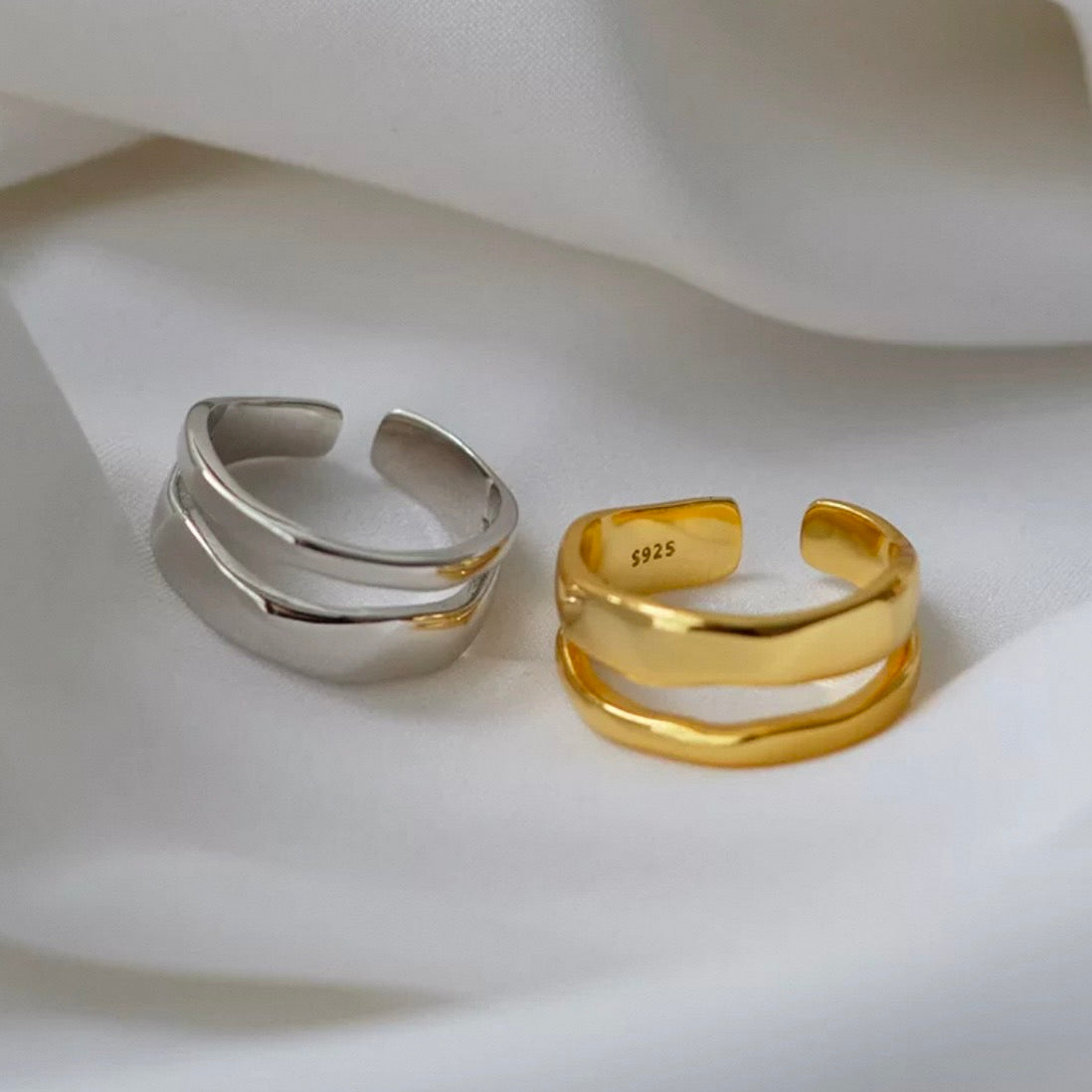 double line ring