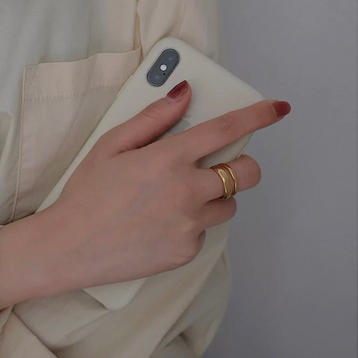 double line ring