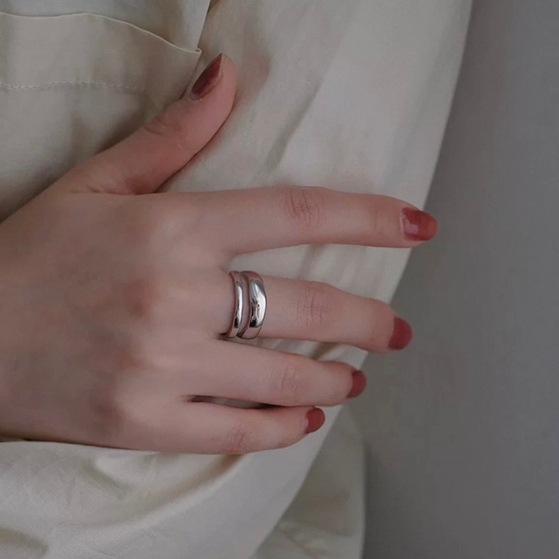 double line ring