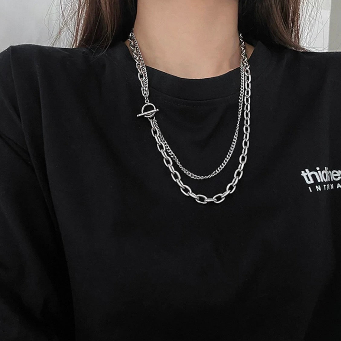 double chain necklace
