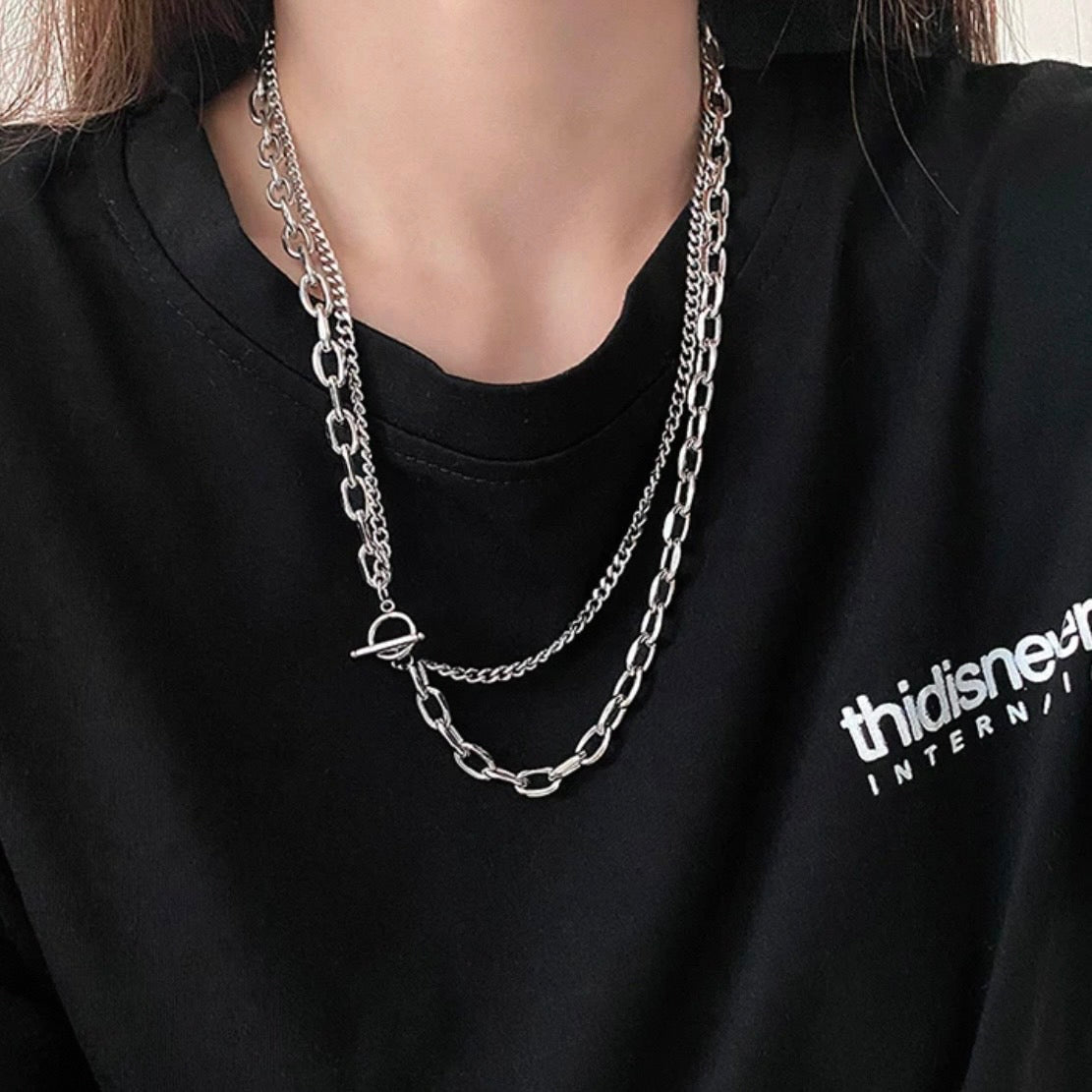 double chain necklace