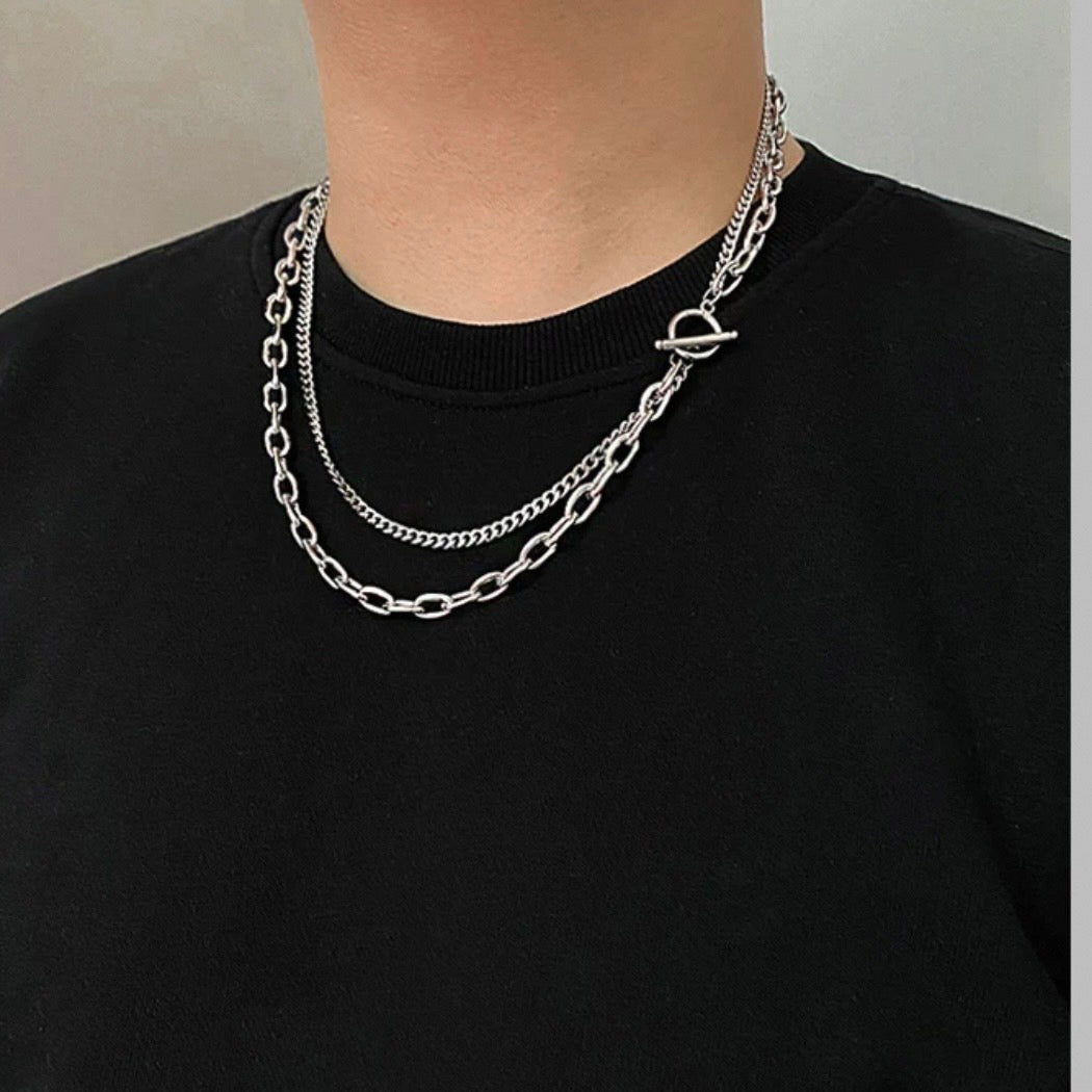 double chain necklace