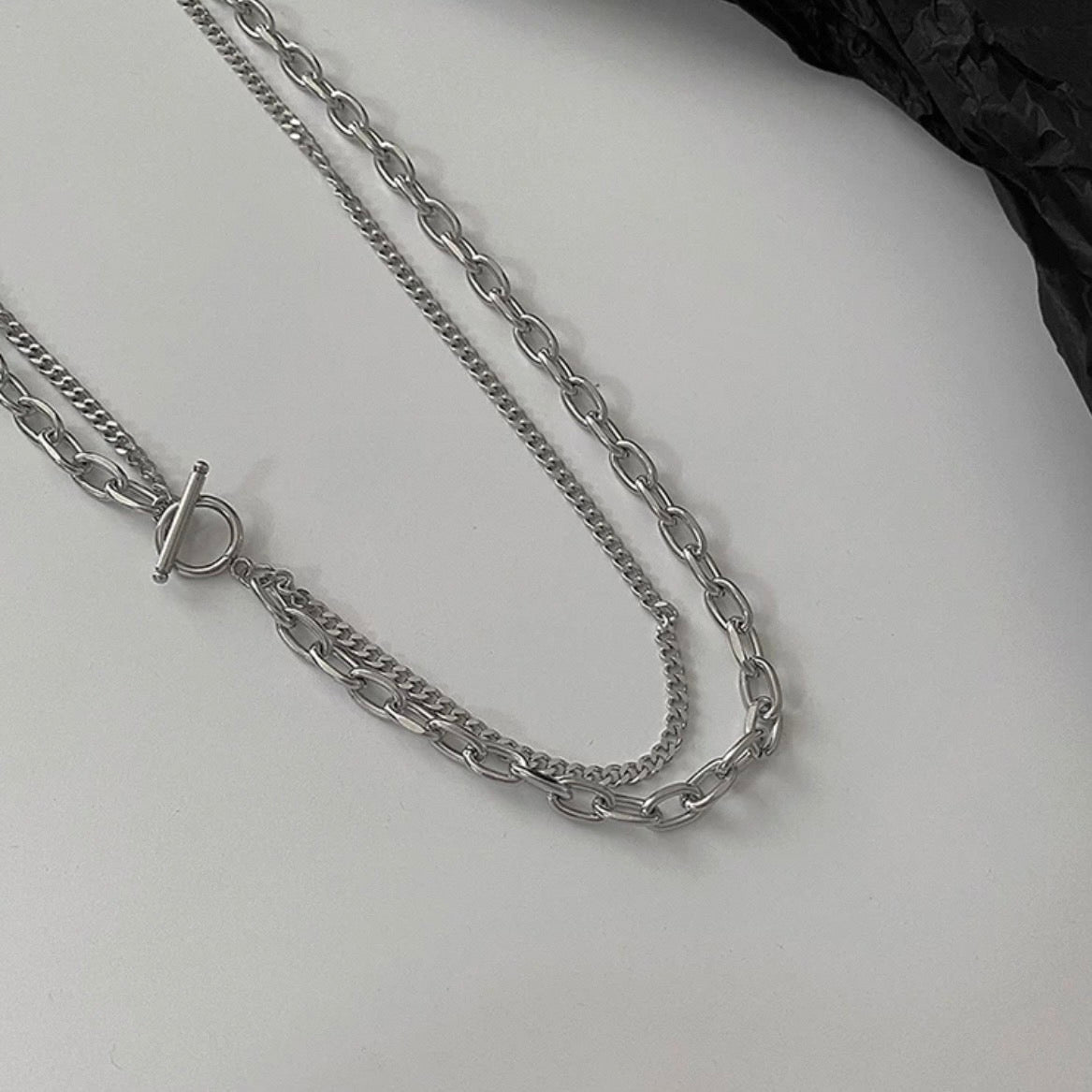 double chain necklace