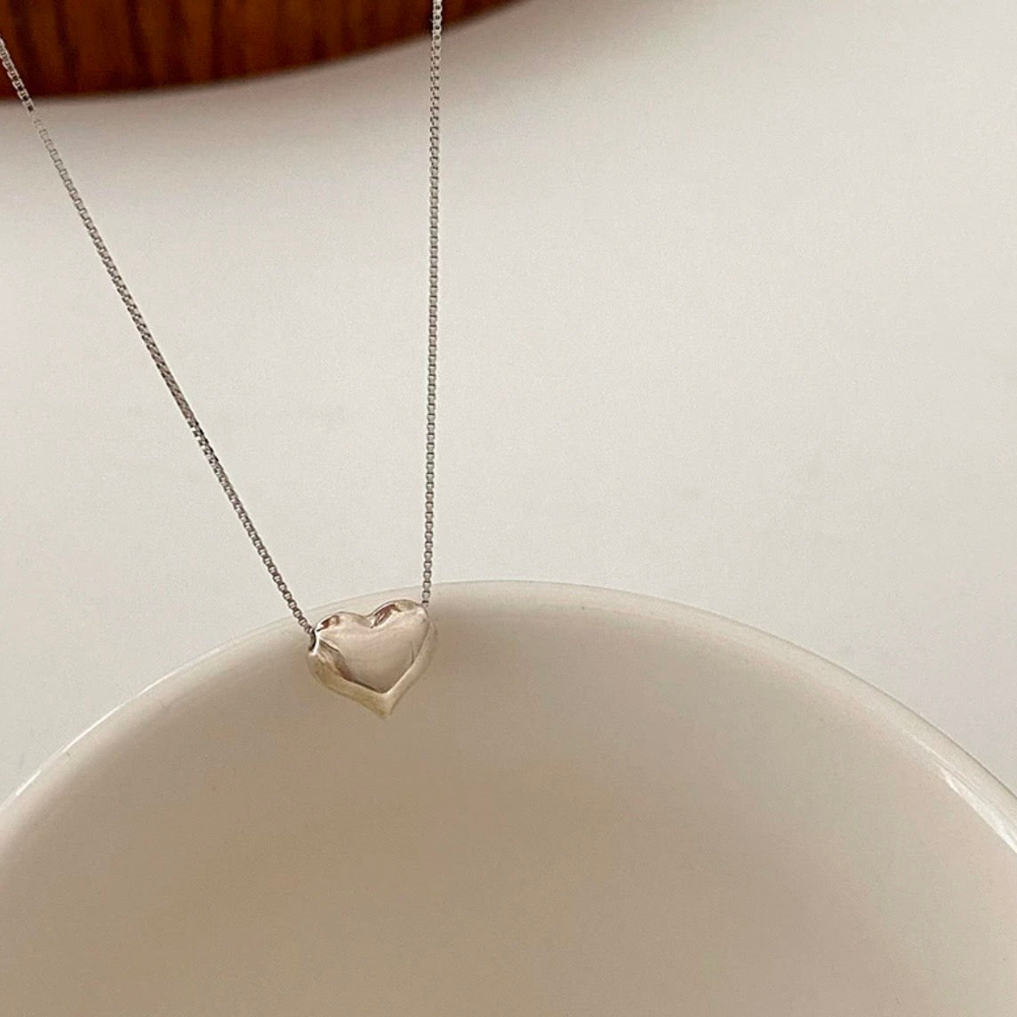 mini heart necklace