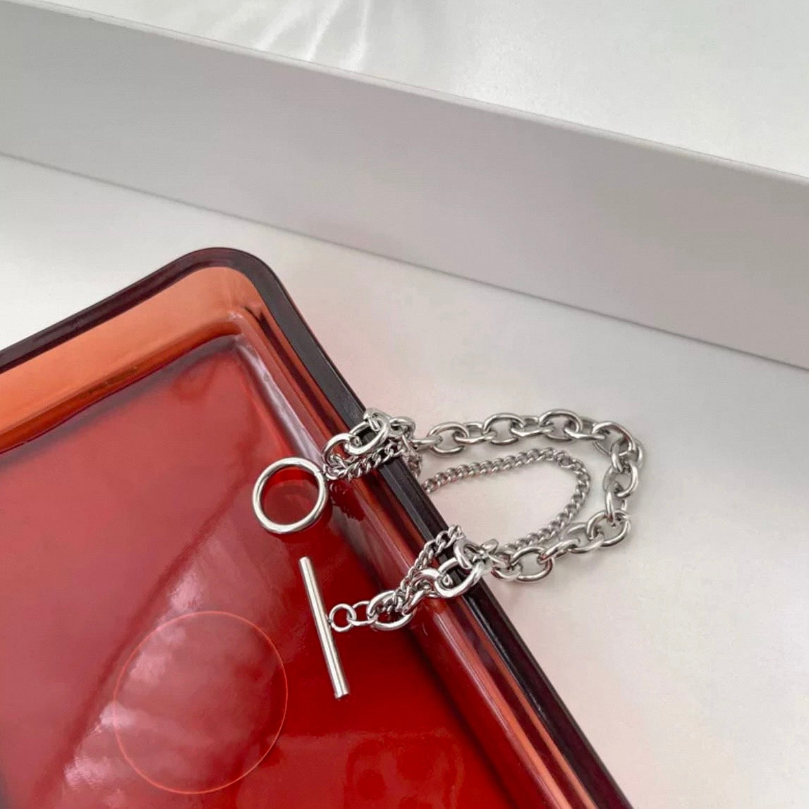 double chain bracelet