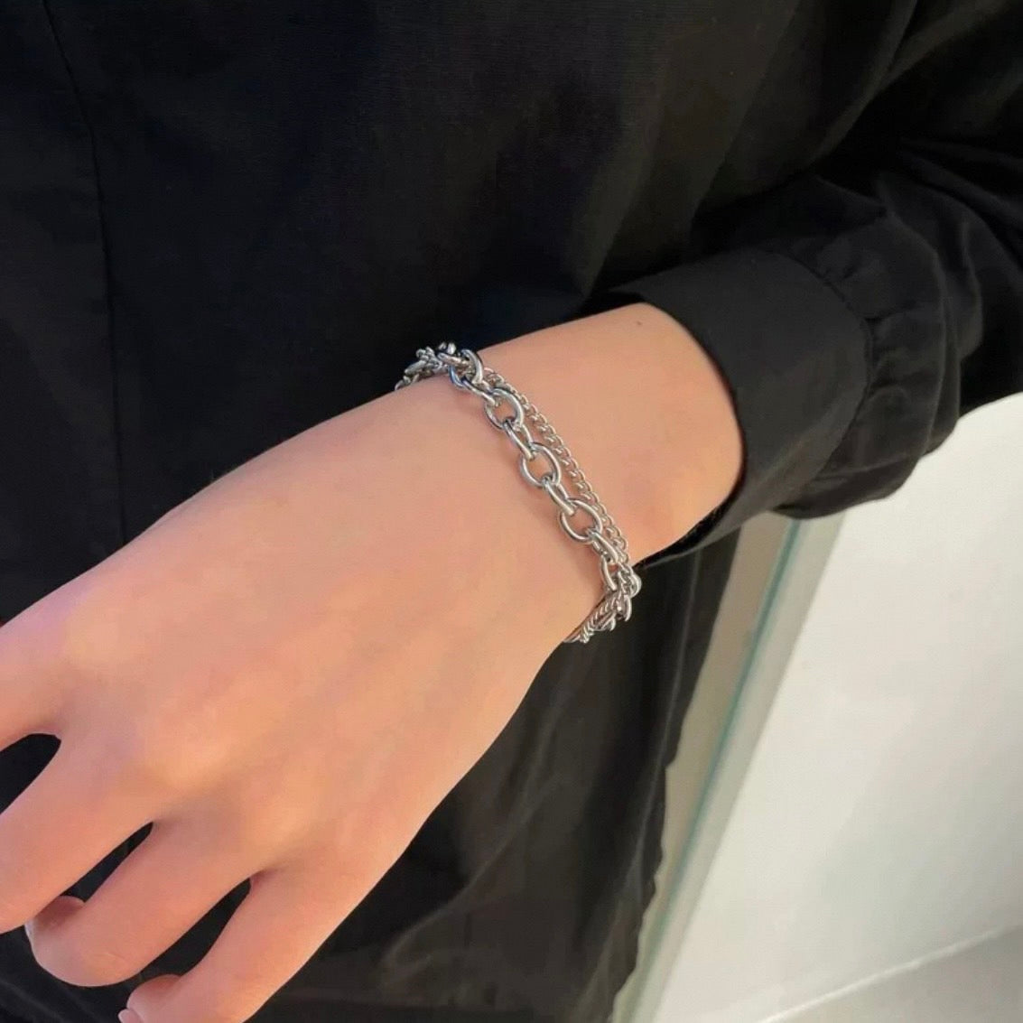 double chain bracelet