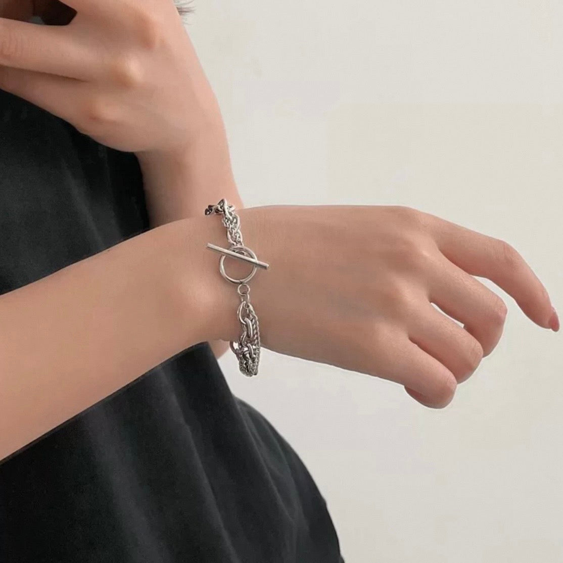 double chain bracelet