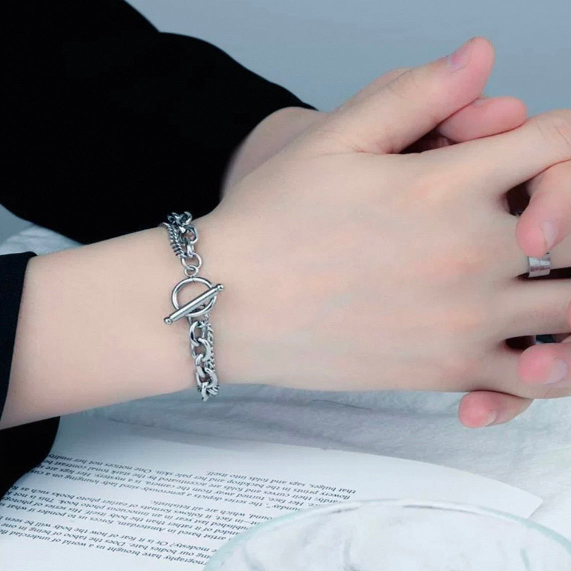double chain bracelet