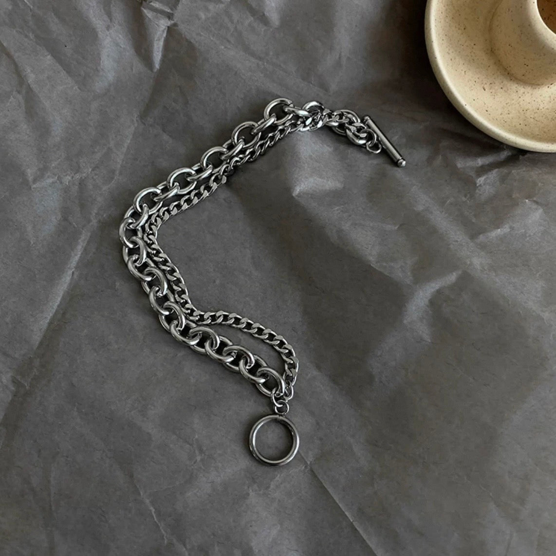 double chain bracelet