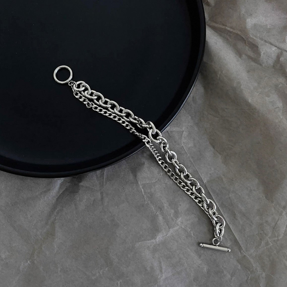 double chain bracelet