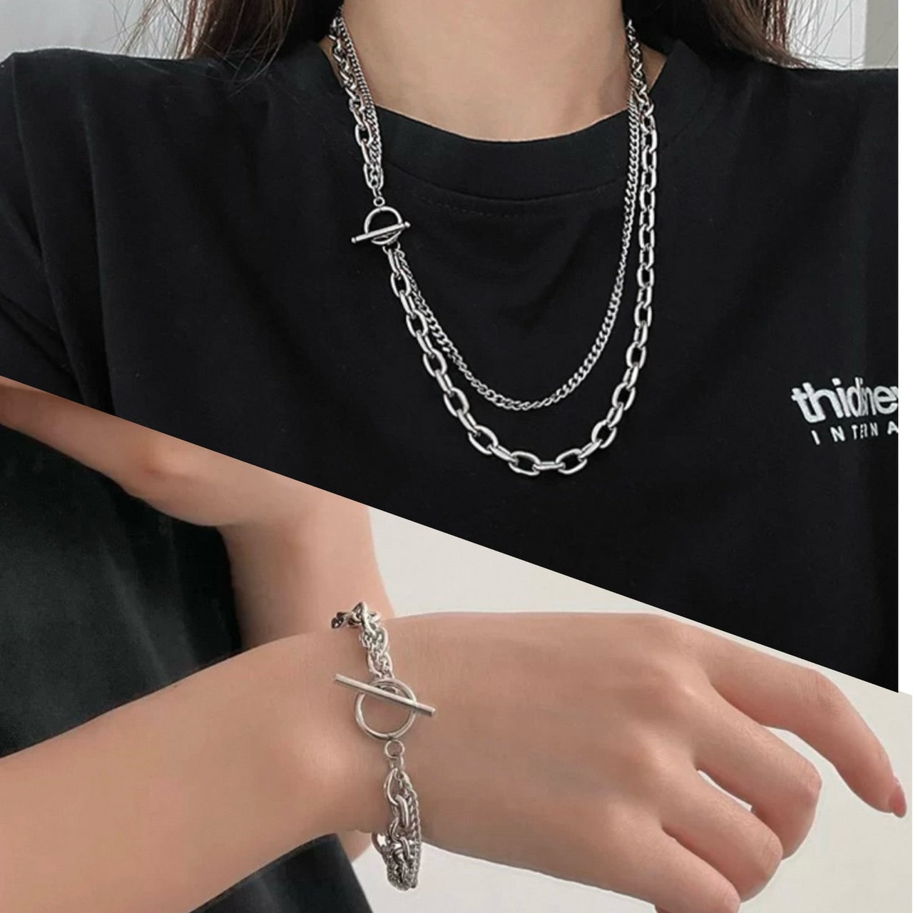 double chain bracelet