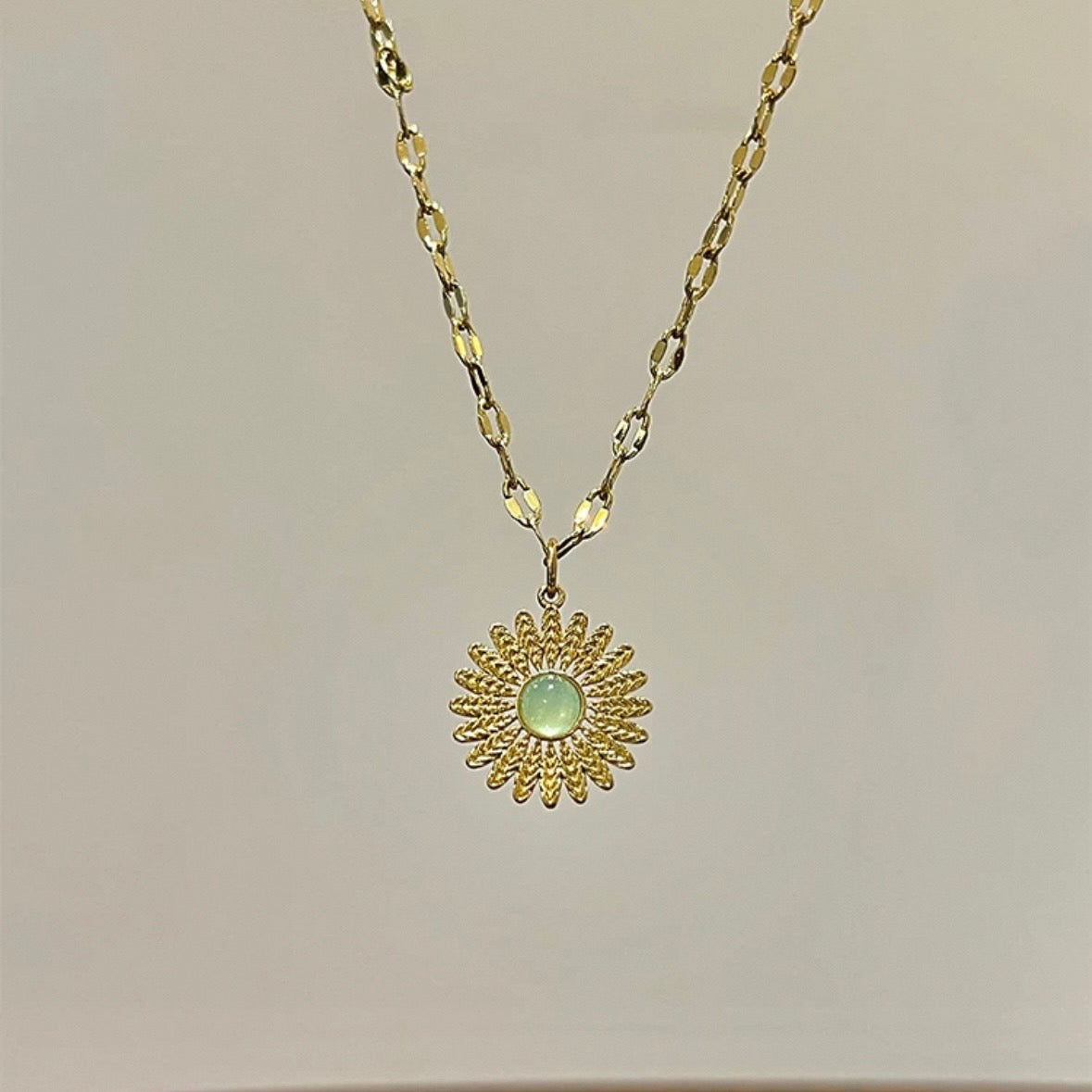 sunflower necklace