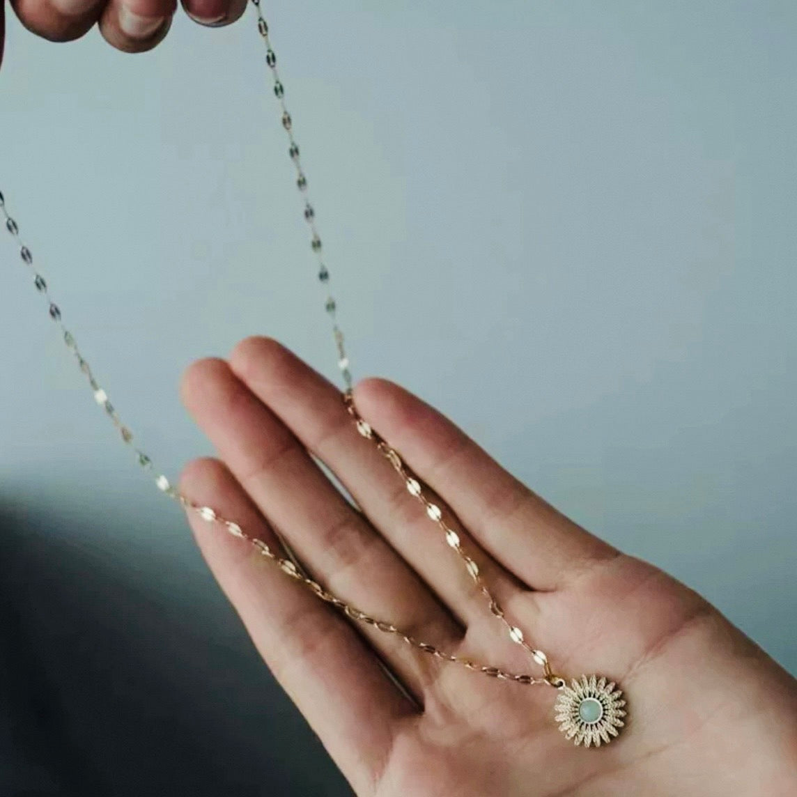 sunflower necklace