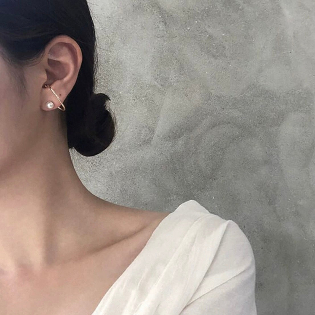 half hook pearl pierce