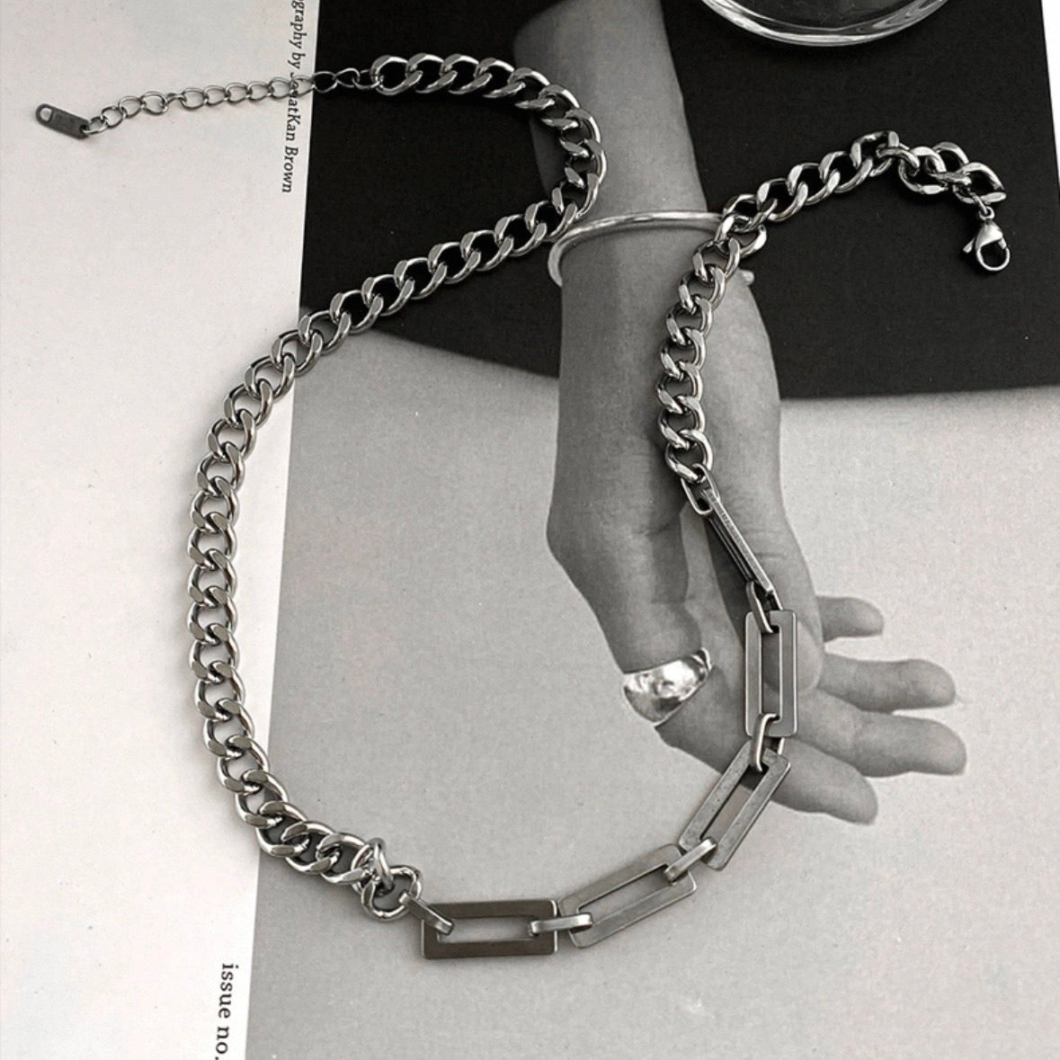 chain & chain necklace