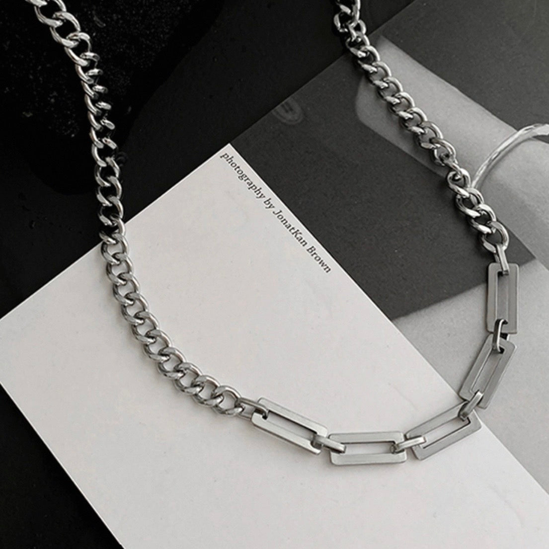 chain & chain necklace