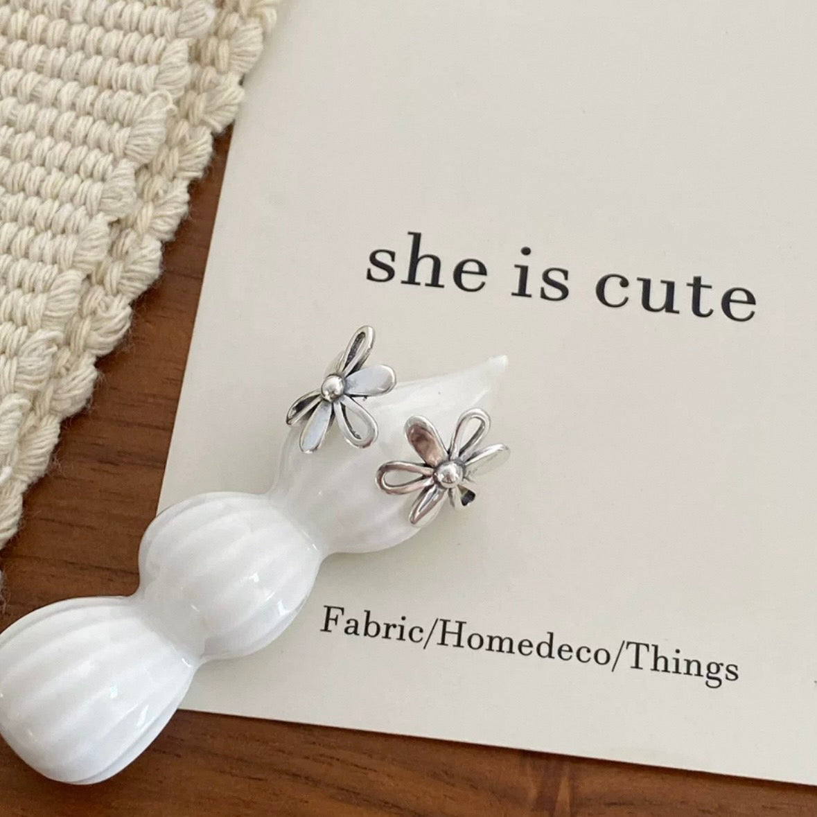 two flower ring