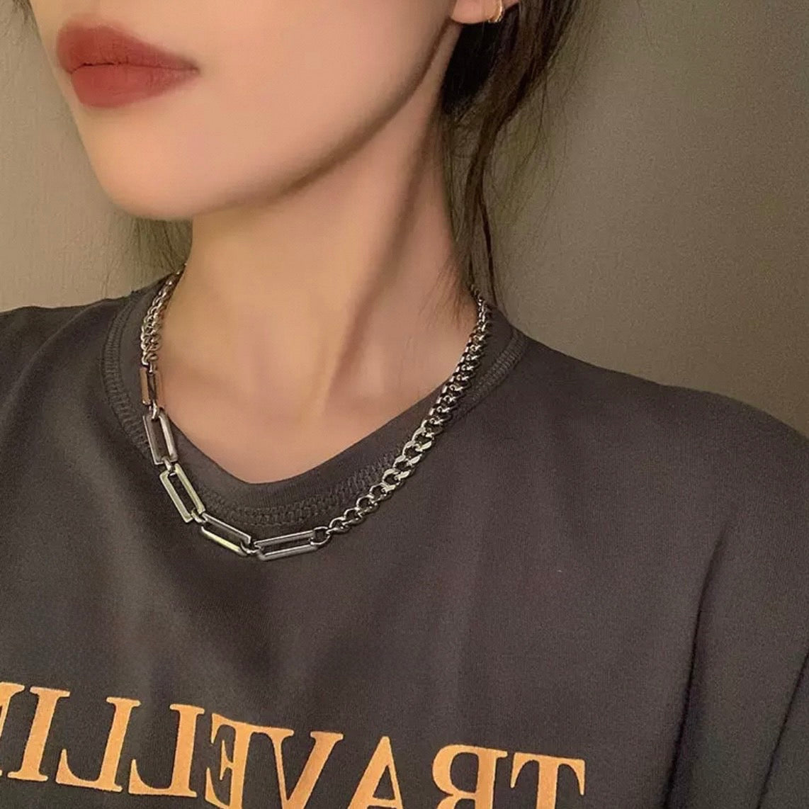 chain & chain necklace