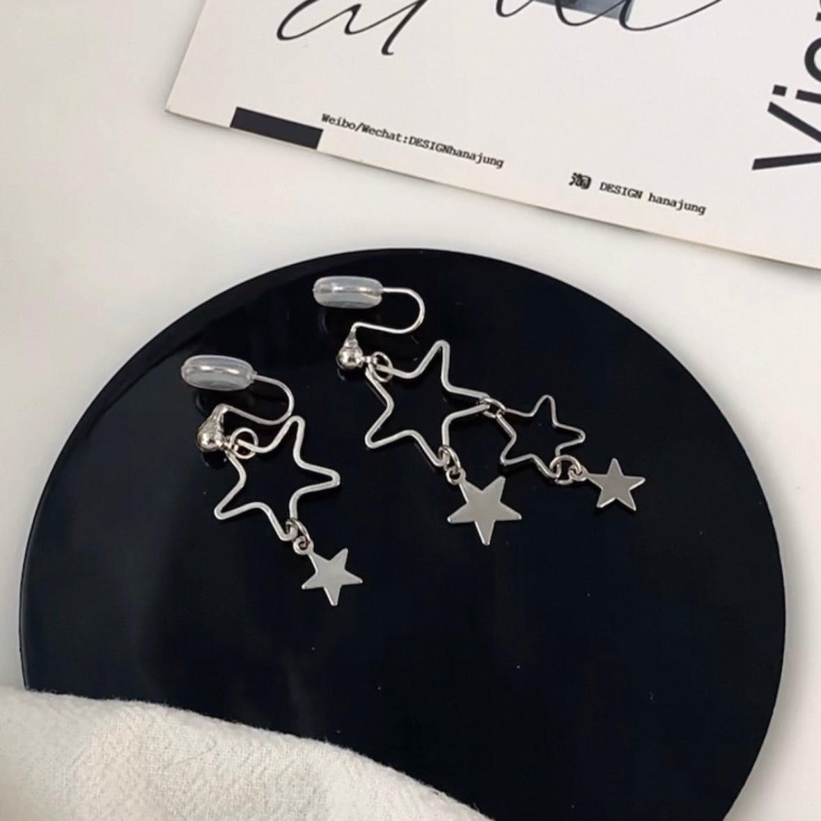 hanging stars earring