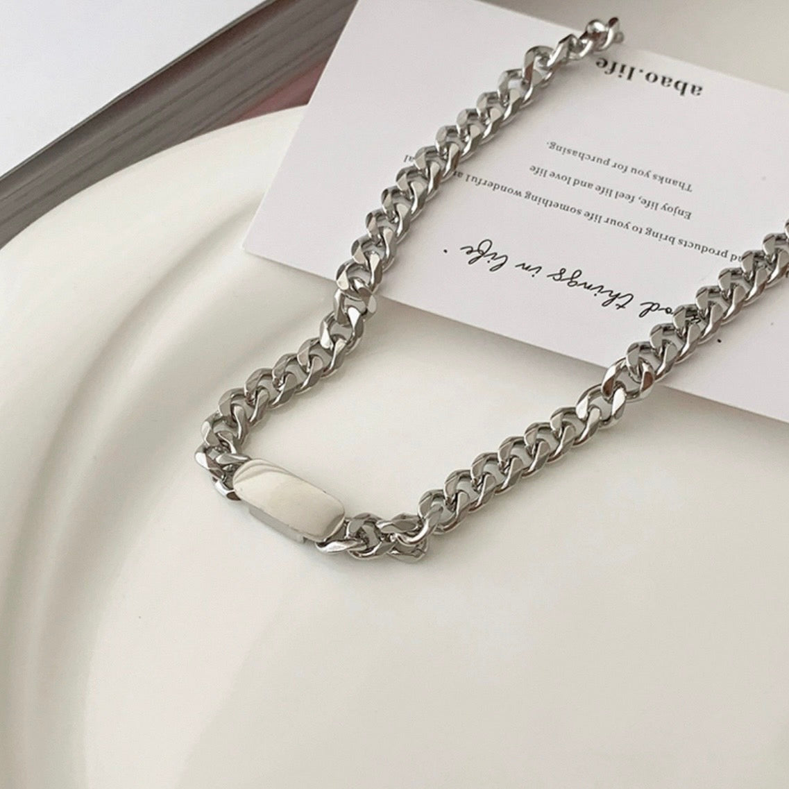 rugged chain necklace