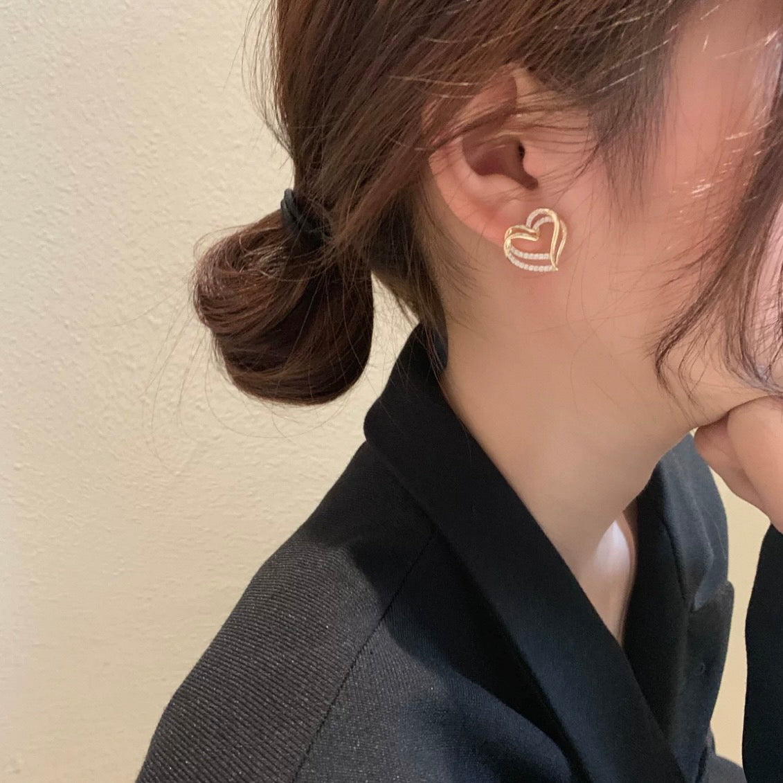 double heart pierce