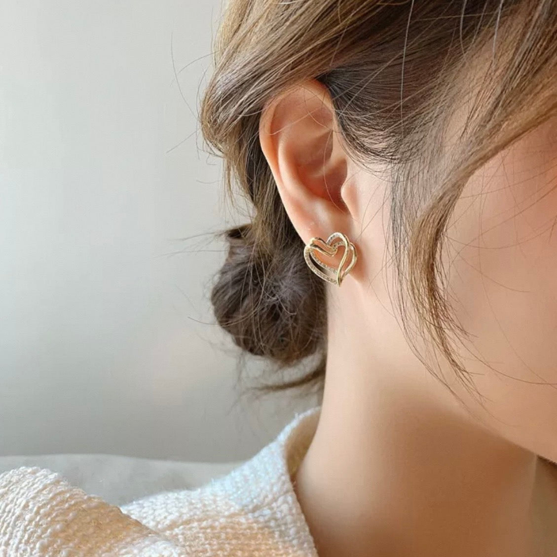 double heart pierce