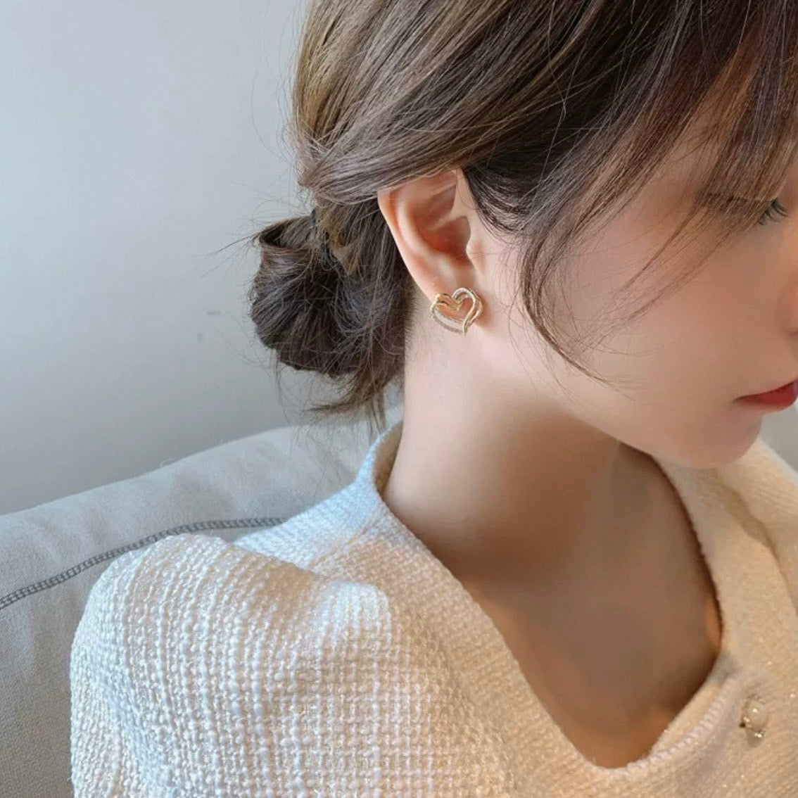 double heart pierce