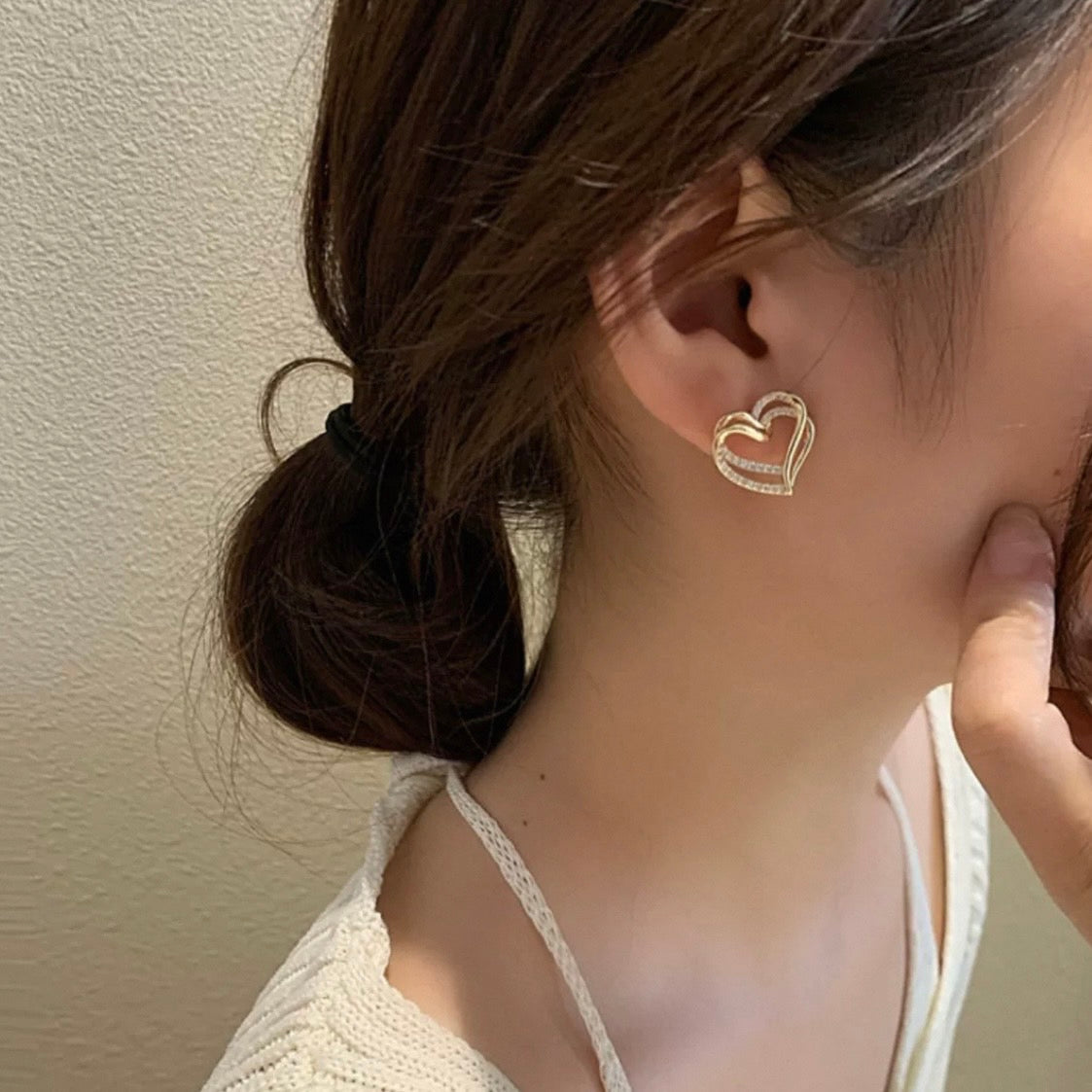 double heart pierce