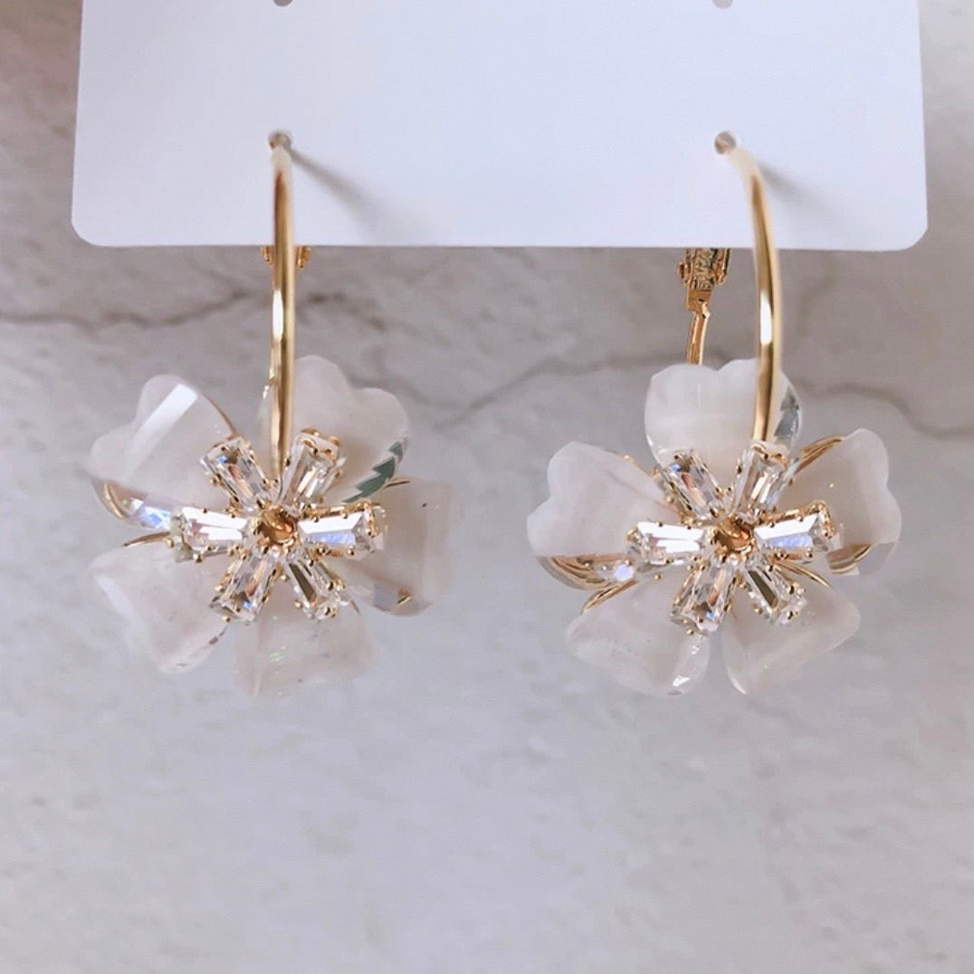 flower hoop pierce