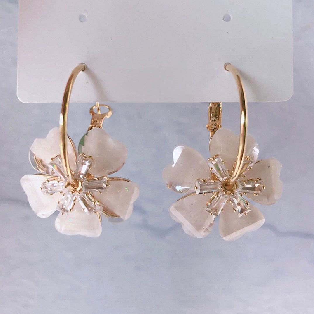 flower hoop pierce