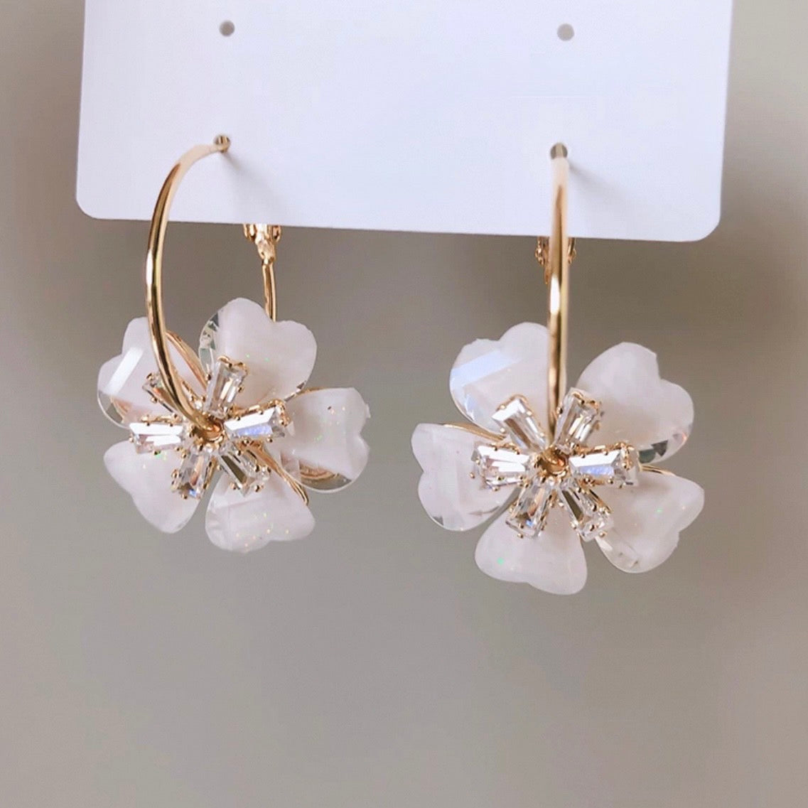 flower hoop pierce