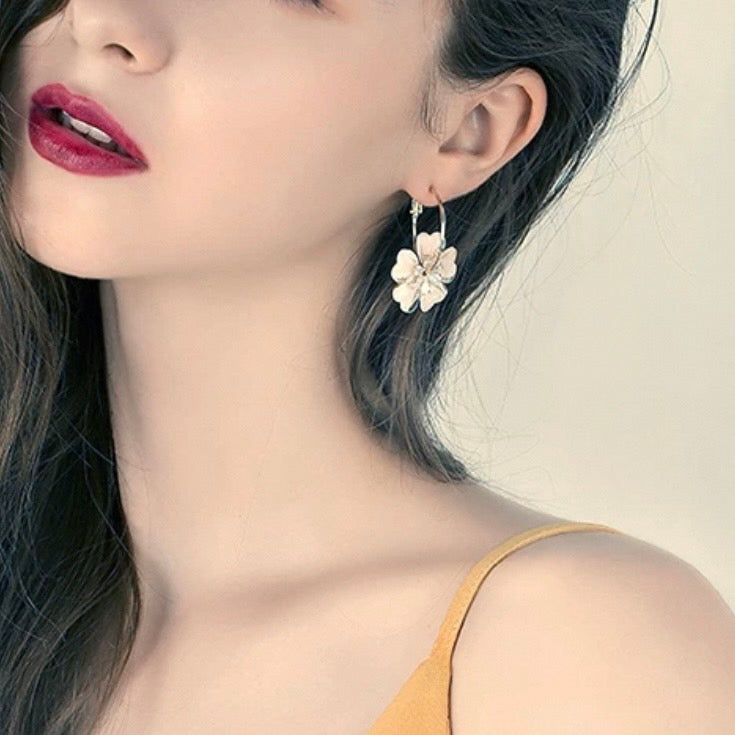 flower hoop pierce