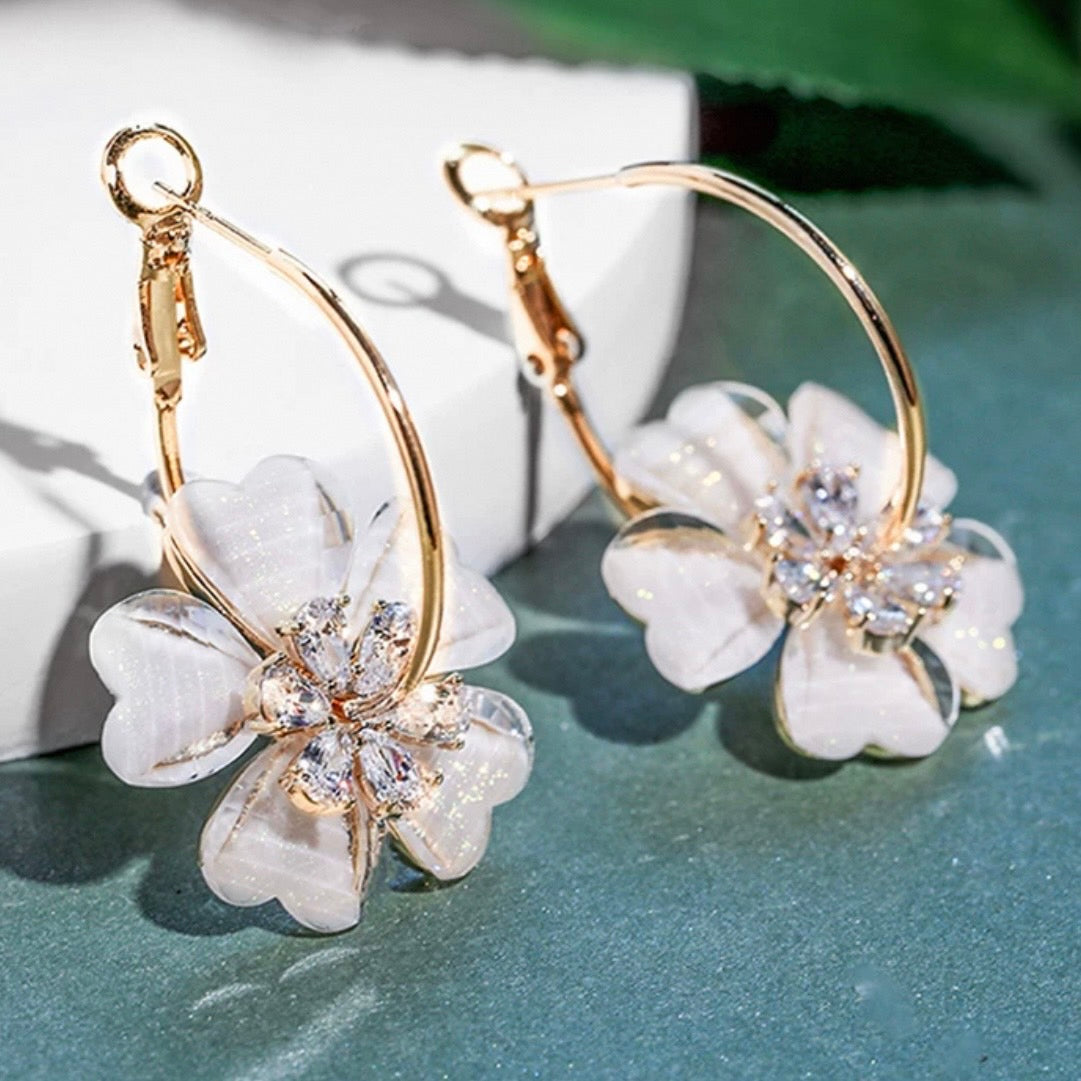 flower hoop pierce