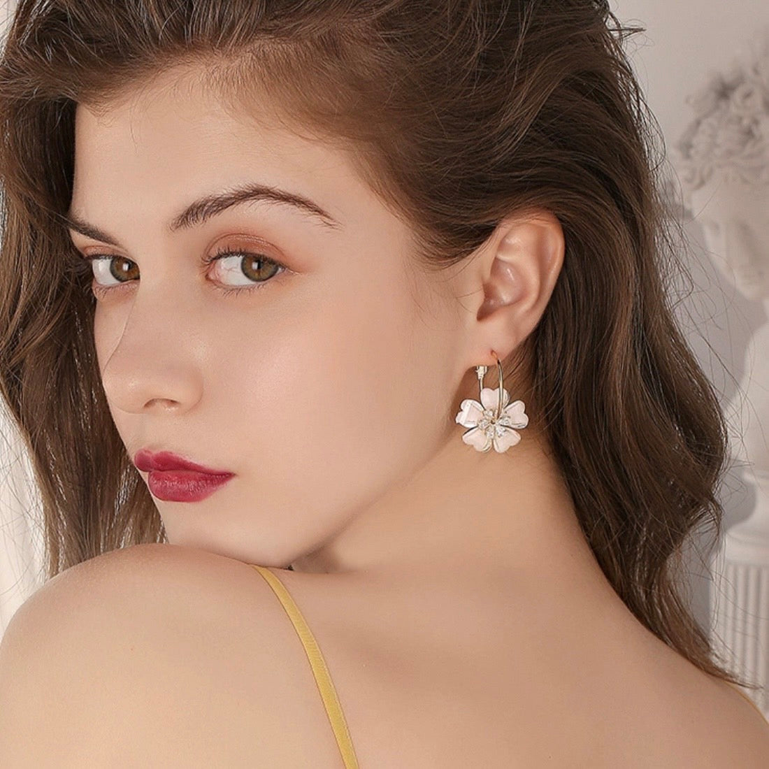 flower hoop pierce