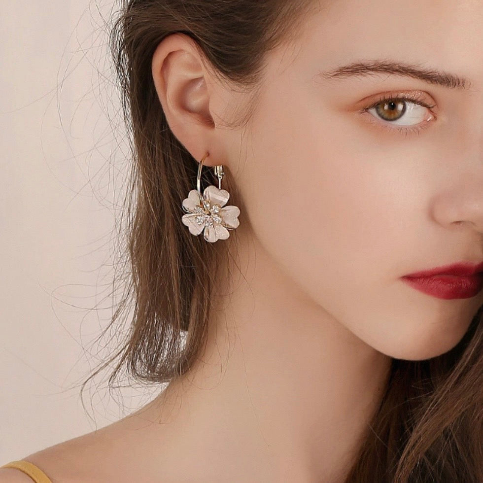 flower hoop pierce