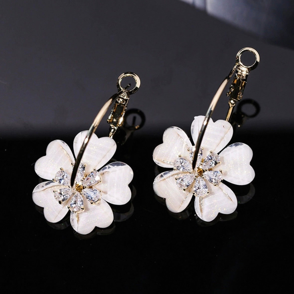 flower hoop pierce