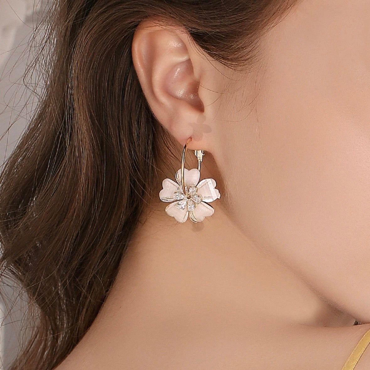 flower hoop pierce
