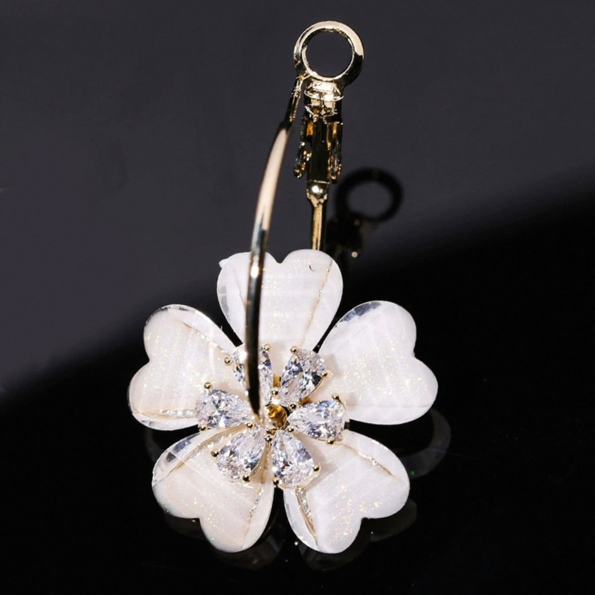 flower hoop pierce
