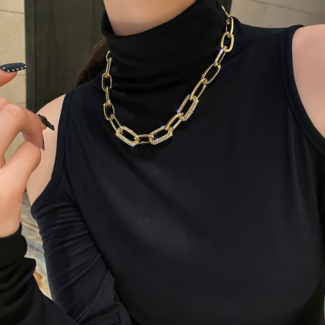 big gold chain necklace