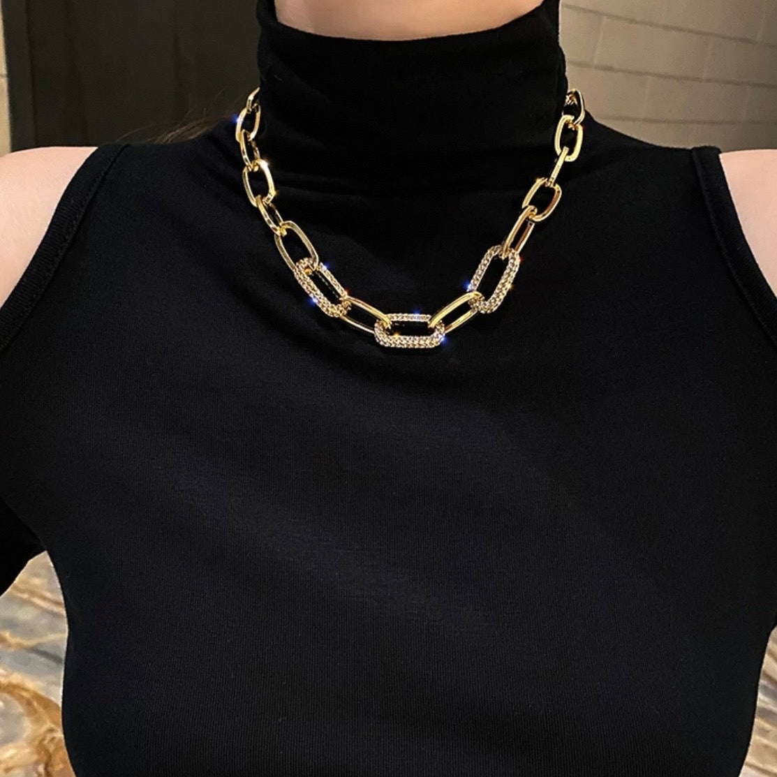 big gold chain necklace