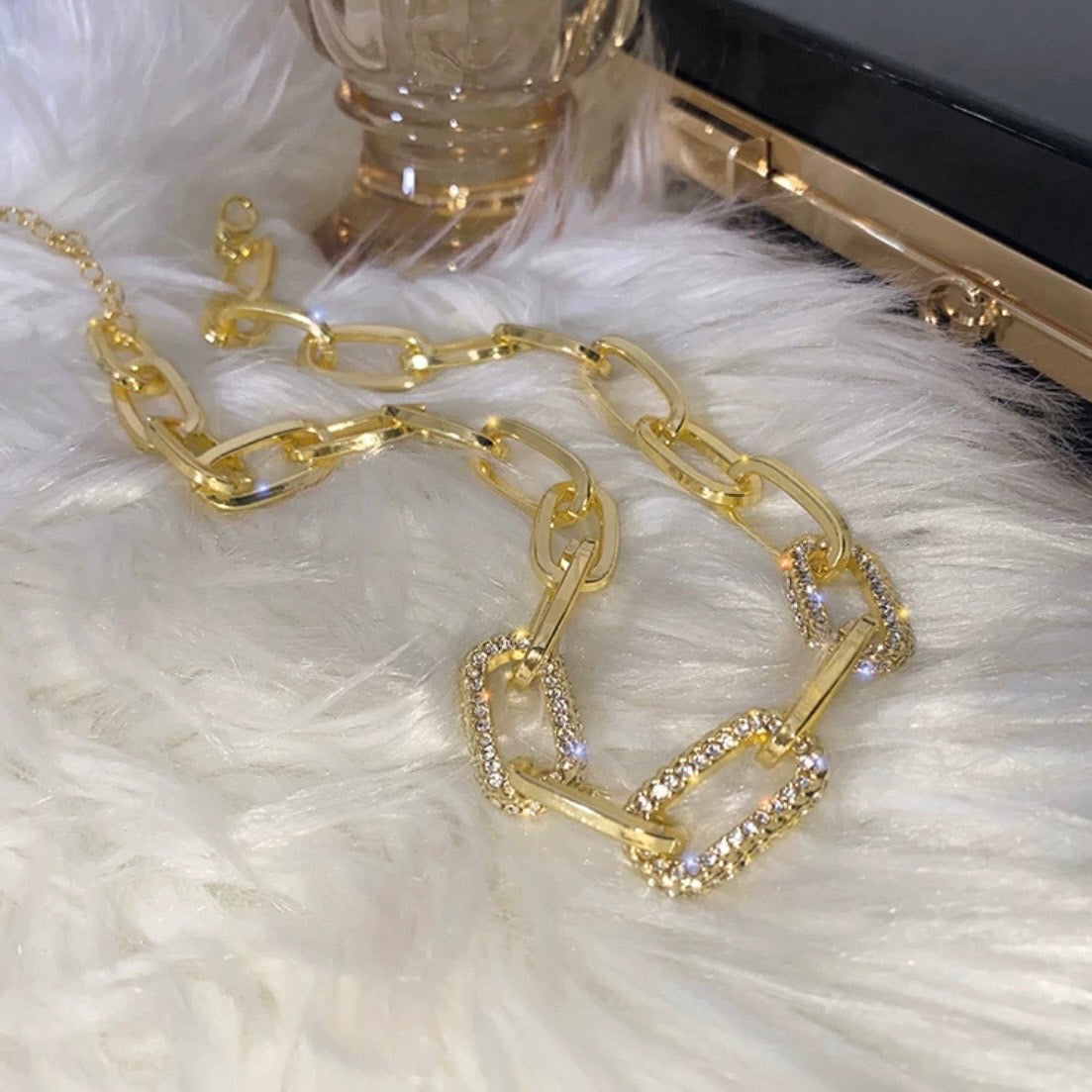 big gold chain necklace