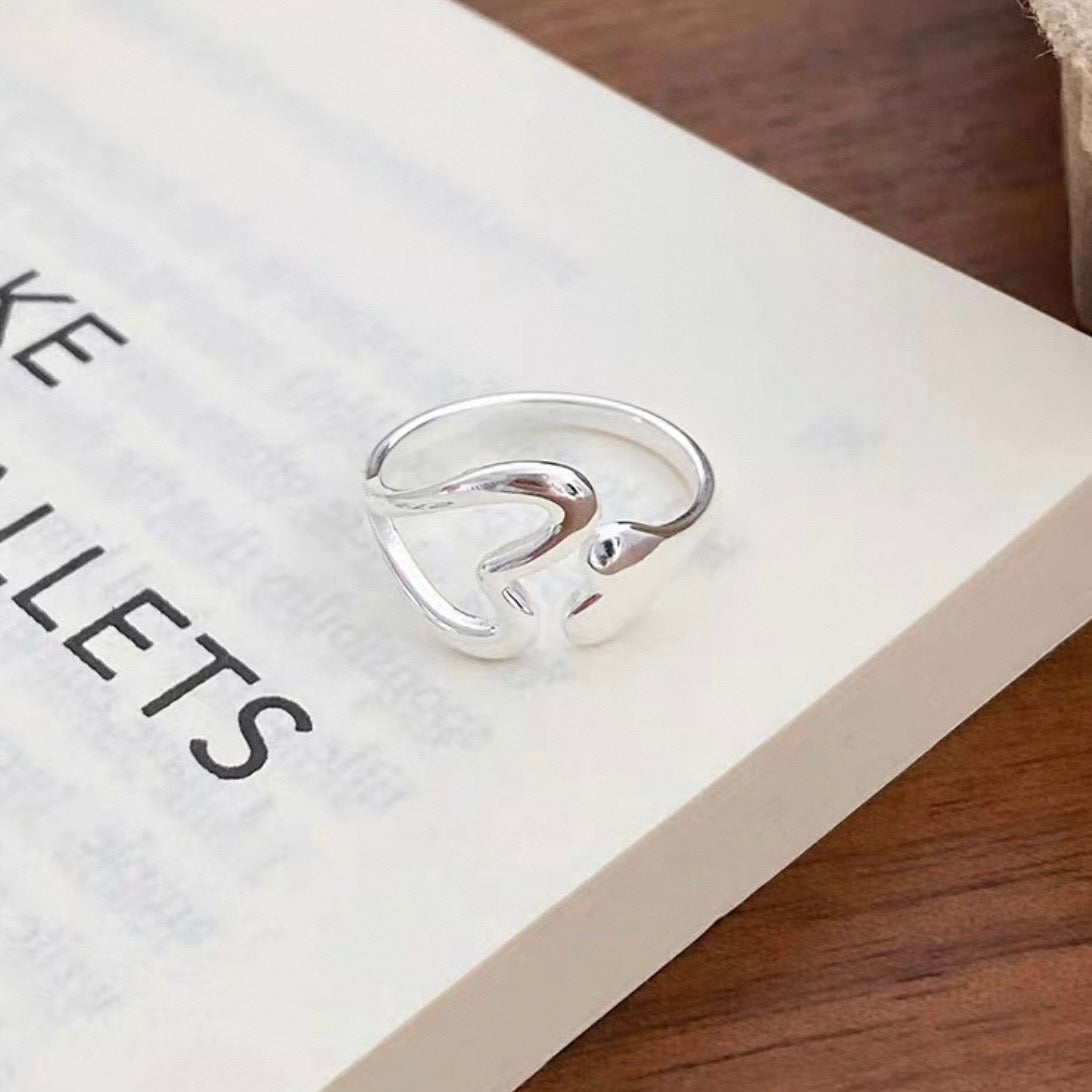 link heart ring