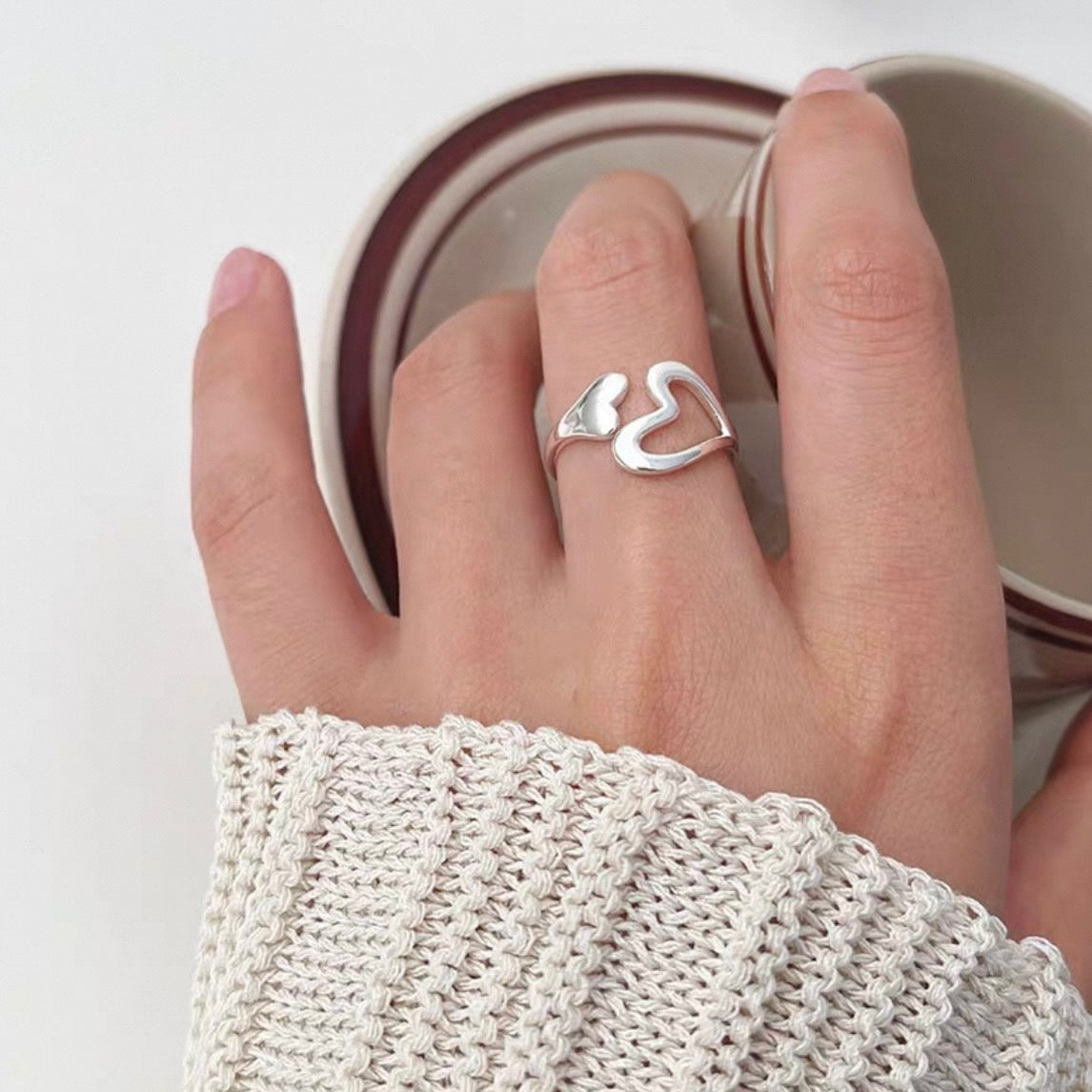 link heart ring