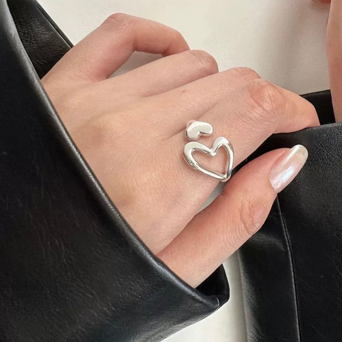 link heart ring