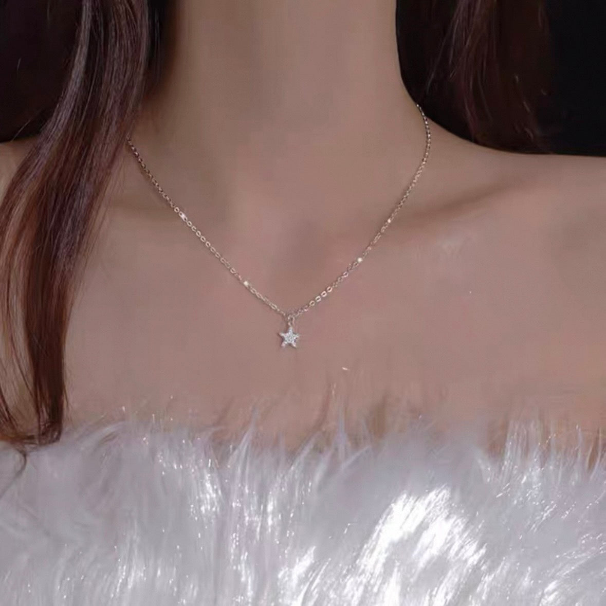 5 stars & 1 star necklace
