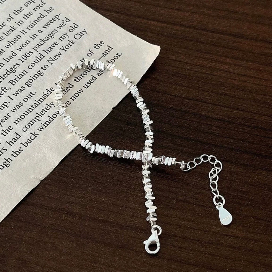shimmer line bracelet