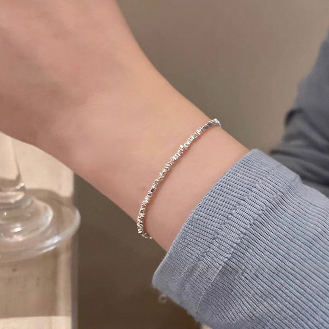 shimmer line bracelet